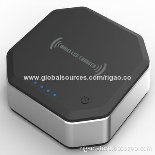 QI wireless charger with 6,000mAh Li-ion battery, for iPhone 5/5C/5S